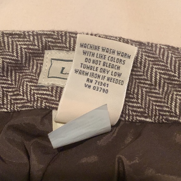 L.L. Bean size 6 Regular Herringbone Vintage Pants - Picture 13 of 14